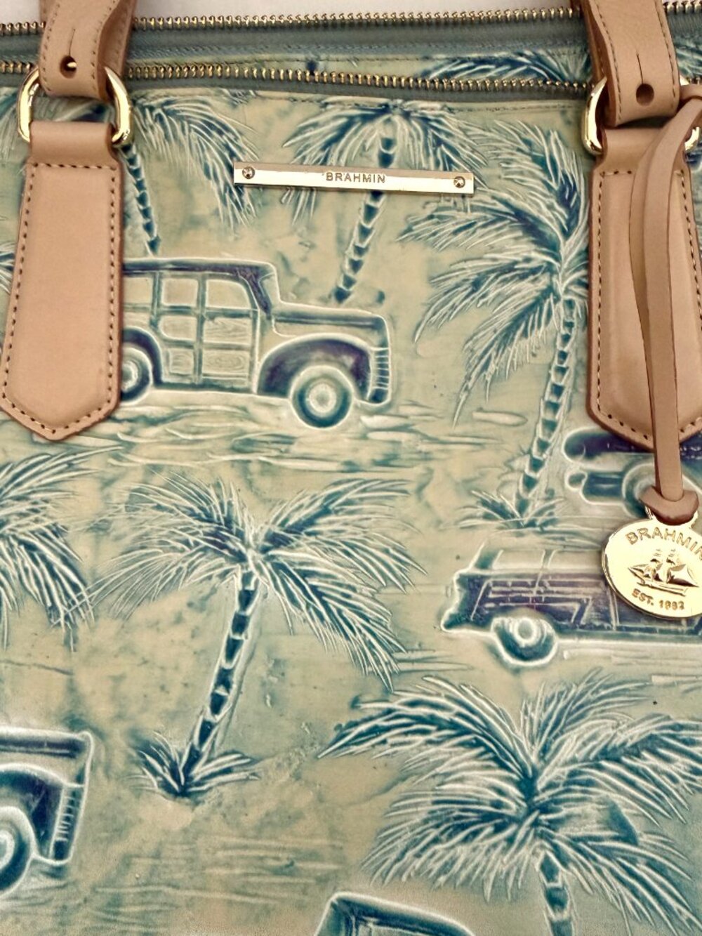 Brahmin Willa Carryall Copa Cabana Tote - Picture 5 of 7